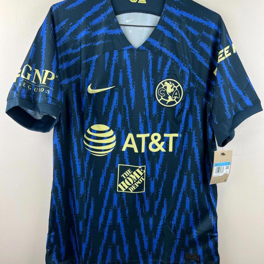 NWT Nike Club America Vapor Match ADV Away Soccer Jersey 22/23 DJ7638-455 Size M